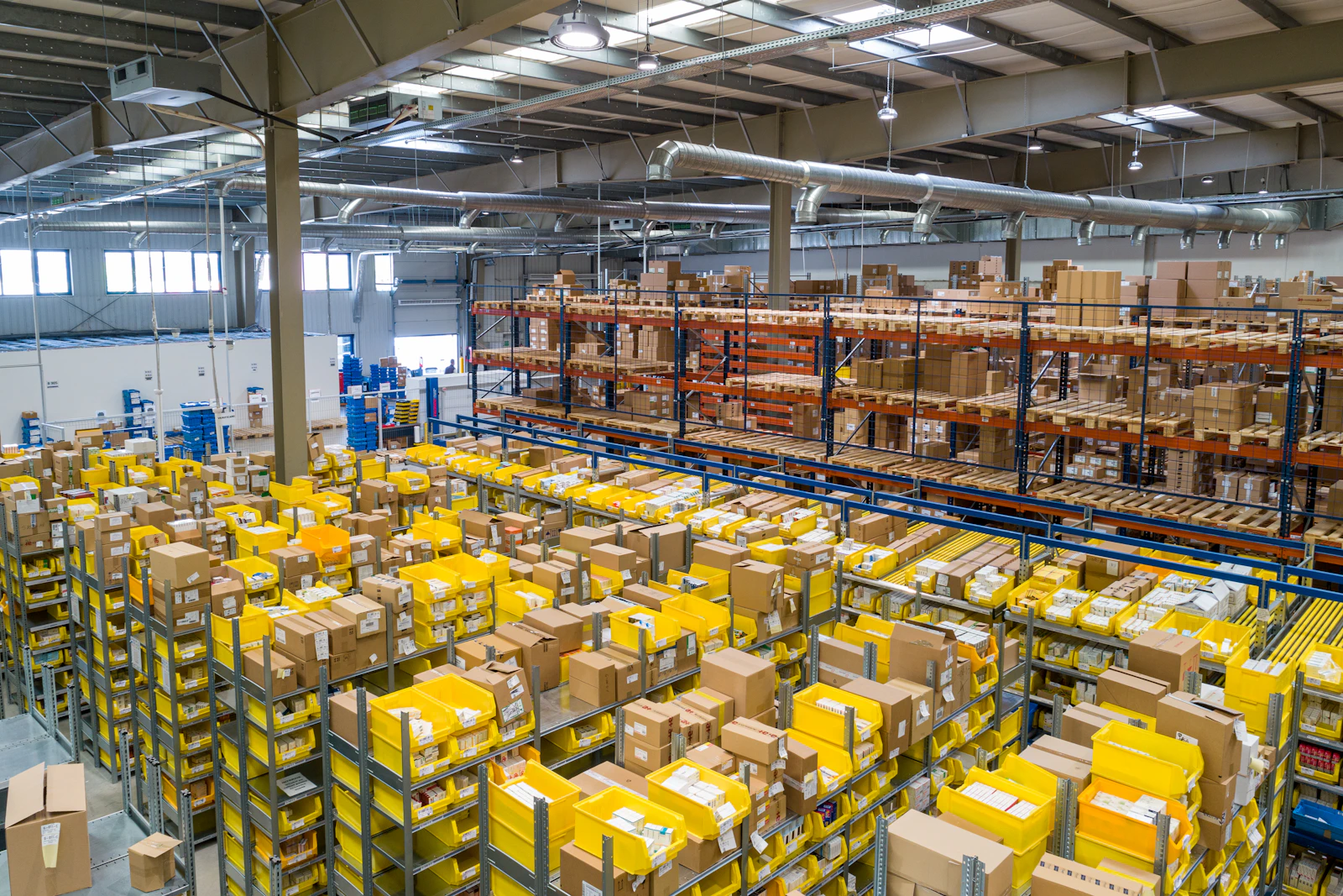 Packages prepared for ecommerce delivery and returns